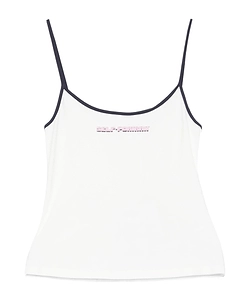 White Vest With Pink Sp Logo