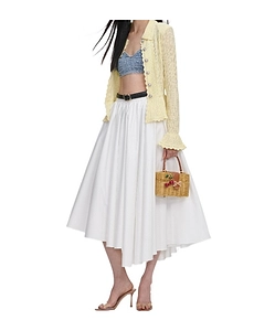 Self-Portrait Pointelle Cardigan