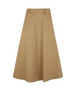 A-Line Midi Skirt