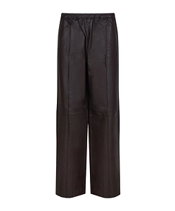 Leather Palazzo Trousers