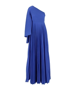 Solace London Maci One-Shoulder Pleated Dress
