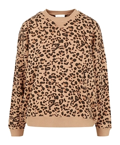 Semicouture Animal-Print Crewneck Sweatshirt