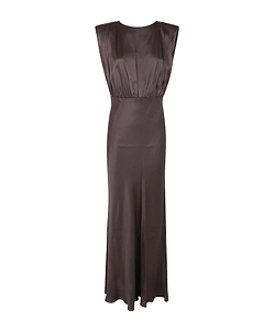 Padded Shoulders Dress