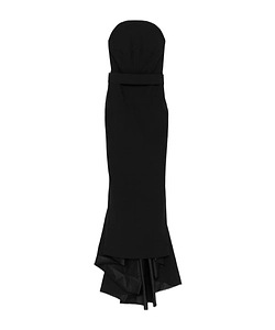 Solace London Strapless Fishtail Dress