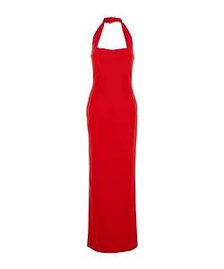 Solace London Square-Neck Long Dress