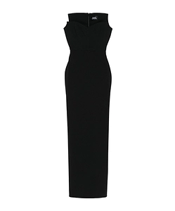 Solace London Strapless Maxi Dress