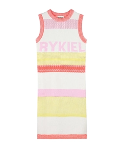 Logo-Embroidered Midi Dress
