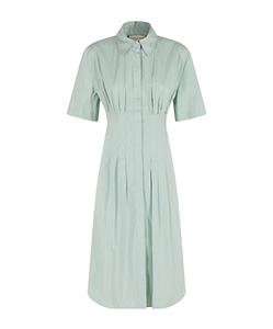 Short-Sleeved Shirt Dress