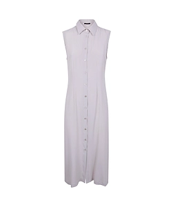 Buttoned Midi Dress
