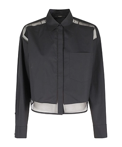 Seventy Sheer-Panel Shirt