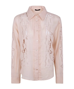 Seventy Embroidered Cutout Shirt
