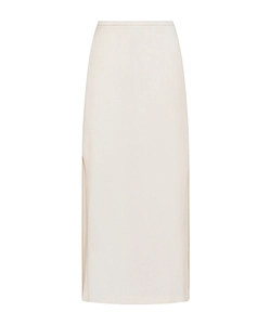 Slit-Detail Maxi Skirt