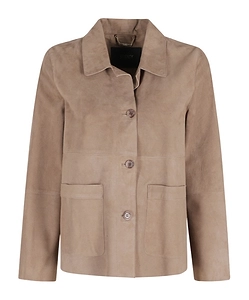 Seventy Suede Button-Front Jacket