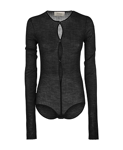 Sportmax Crewneck Long-Sleeved Jumpsuit