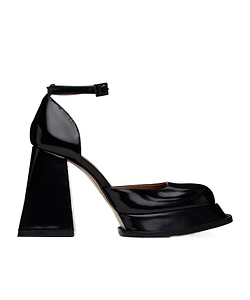 83Mm Block-Heel Mary Jane Pumps