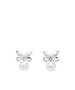 Butterfly-Motif Drop Earrings