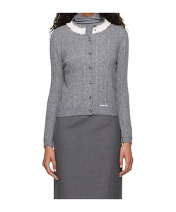 Collar Embellished Cardigan