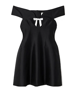 Bow-Embellished Dress