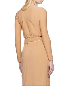 Elastic Fitted Cardigan