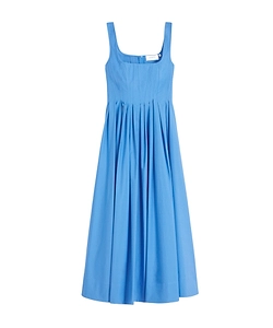 Sportmax Spxgiro Square Neck Sleeveless Midi Dress