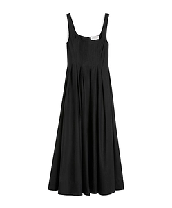 Sportmax Spxgiro Square Neck Sleeveless Midi Dress
