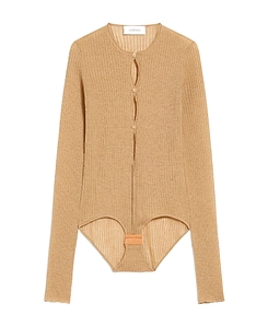 Sportmax Crewneck Long-Sleeved Jumpsuit