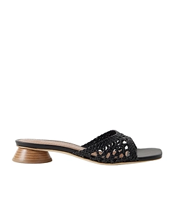 Simone Woven High-Heeled Sandals