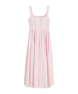 Sportmax Square-Neck Pleated Dress
