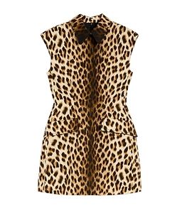Sportmax Lonza Leopard Printed Midi Dress