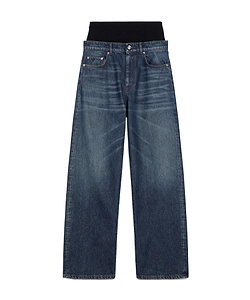 Sportmax Button Detailed Straight Leg Jeans