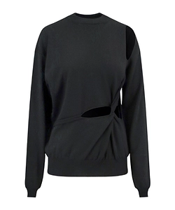 Sportmax Cut-Out Crewnek Jumper