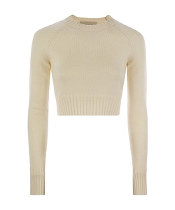 Sportmax Crewneck Ribbed-Knit Jumper