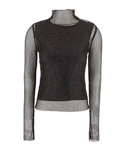 Sportmax Gerarda Embellished Long-Sleeved Top