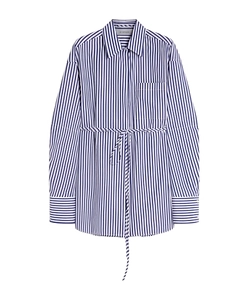 Sportmax Firma Striped Button-Up Shirt