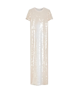 Sportmax Ranghi Sequin Embellished Crewneck Dress