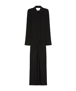 Sportmax Nias Button-Up Long-Sleeved Dress