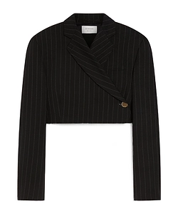 Sportmax Utopia Striped Cropped Blazer