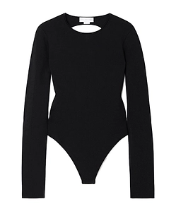Backless Knitted Bodysuit