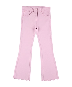 Stella Mccartney Kids Scallop Trim Denim Jeans