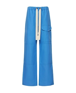 Drawstring Lace High-Rise Pants