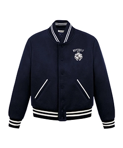Long-Sleeved Striped Casual Jacket
