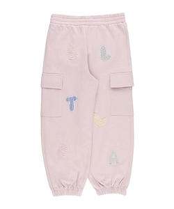 Stella Mccartney Kids Logo Embroidered Drawstring Joggers