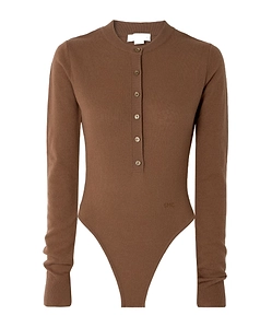 Embroidered Wool Bodysuit