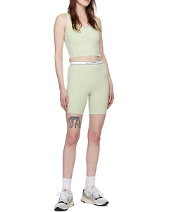 Runner Script Cropped Tank Top