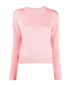 Sporty & Rich Logo-Embroidered Crewneck Jumper
