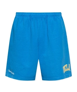 Sporty & Rich Ucla Printed Elasticated Waistband Shorts