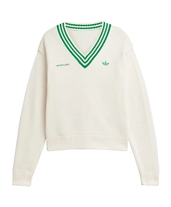 Sporty & Rich X Adidas Originals V-Neck Sweater