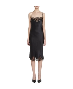 Lace Mid-Length Suspender Dress