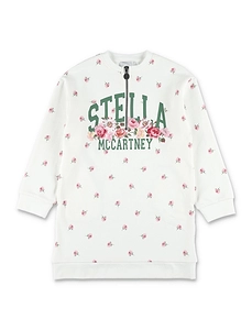 Stella Mccartney Kids All-Over Printed Zip Detailed Dress