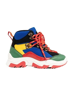 Multicolored Logo Sneakers